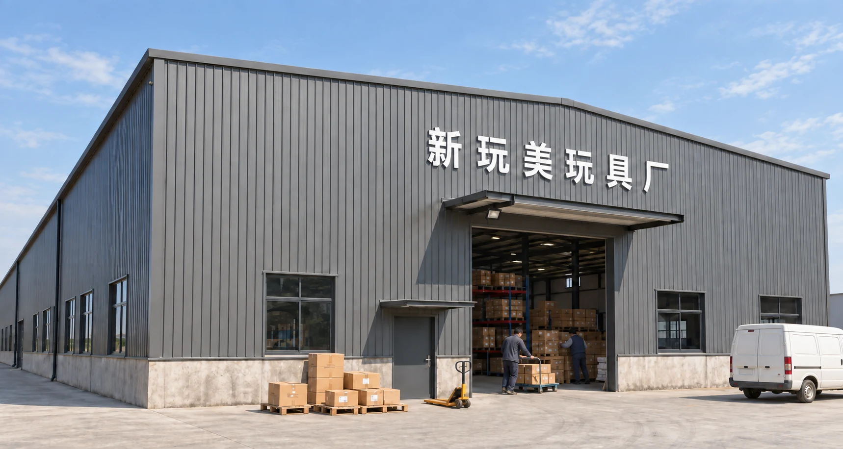 China New Play Toys Factory exterior in Jieyang